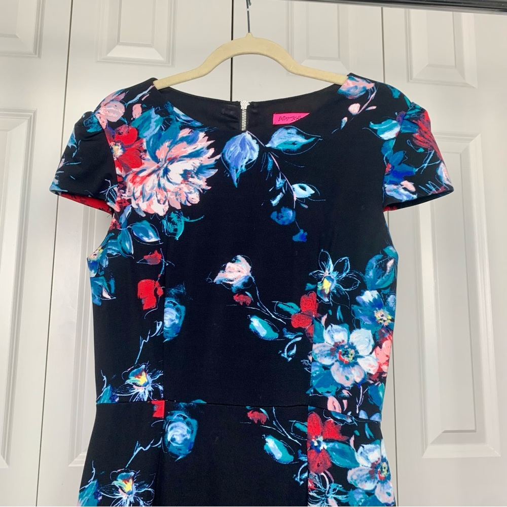 BETSY JOHNSON Black Floral Dress - Picture 4 of 6